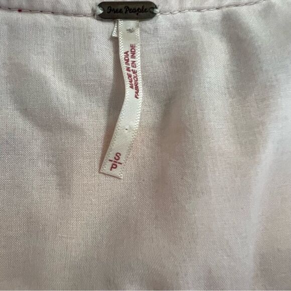 Free Peope My Love Balloon Sleeve Mixed Print V Neck Long  Sleeve Small - Picture 13 of 13